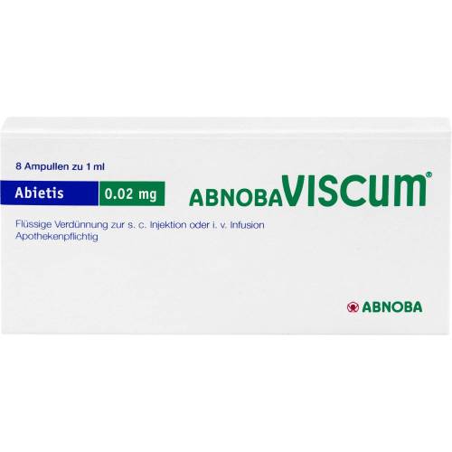 Abnobaviscum Abietis 0,02 mg Ampullen 8 St