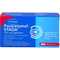 Paracetamol Stada 125 mg Zäpfchen 10 St