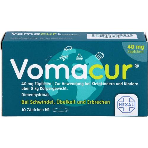 Vomacur 40 Suppositorien 10 St