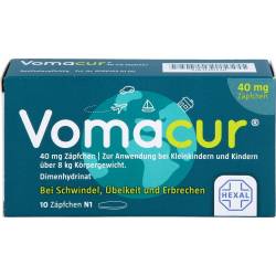Vomacur 40 Suppositorien 10 St