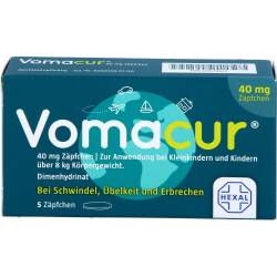 Vomacur 40 Suppositorien 5 St