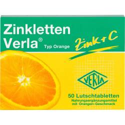 Zinkletten Verla Orange Lutschtabletten 50 St