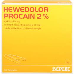 Hewedolor Procain 2% Injektionslösung in Ampullen 100 St