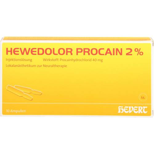 Hewedolor Procain 2% Injektionslösung in Ampullen 10 St