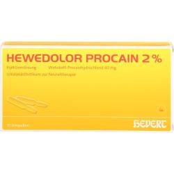 Hewedolor Procain 2% Injektionslösung in Ampullen 10 St
