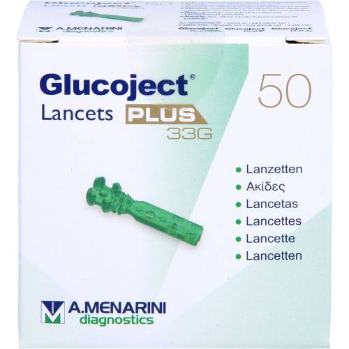 Glucoject Lancets Plus 33 G 50 St
