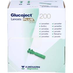 Glucoject Lancets Plus 33 G 200 St