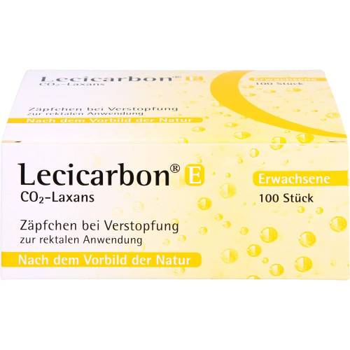 Lecicarbon E Co2 Laxans Erwachsenensuppositorien 100 St