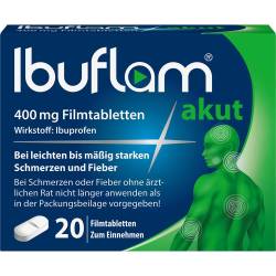 Ibuflam akut 400 mg Filmtabletten 20 St