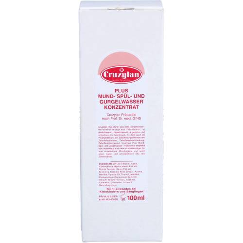 Cruzylan Plus Mund-/Spül- u.Gurgelwasserkonzentrat 100 ml