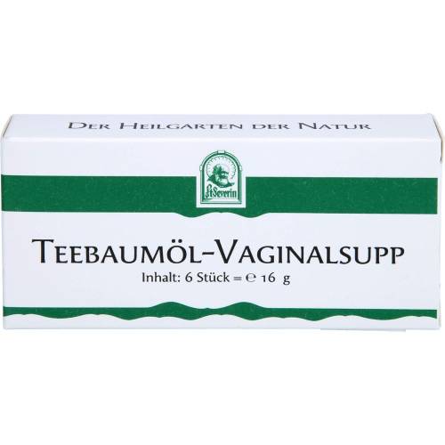 Teebaum Öl Vaginalsuppositorien 6 St
