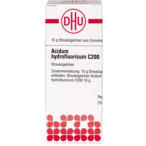 Acidum Hydrofluoricum C 200 Globuli 10 g