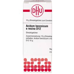 Acidum Benzoicum E Resina D 12 Globuli 10 g