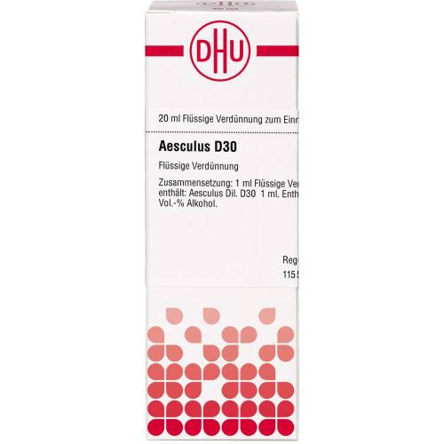Aesculus D 30 Dilution 20 ml
