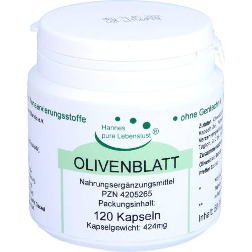 Olivenblatt-Extrakt Vegi Kapseln 120 St