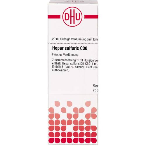 Hepar Sulfuris C 30 Dilution 20 ml