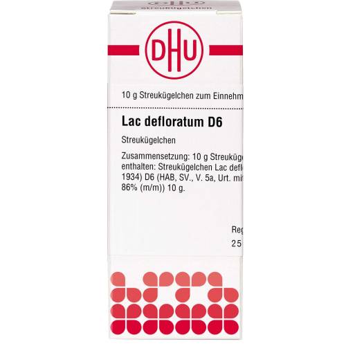 Lac Defloratum D 6 Globuli 10 g