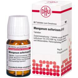 Manganum Sulfuricum D 12 Tabletten 80 St