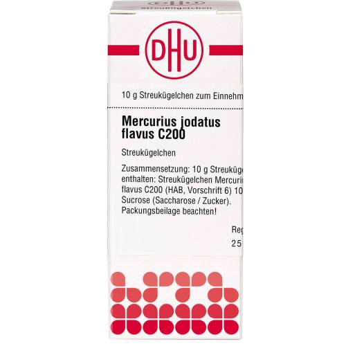 Mercurius Jodatus Flavus C 200 Globuli 10 g
