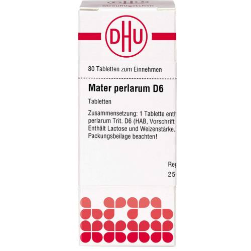 Mater Perlarum D 6 Tabletten 80 St