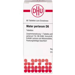 Mater Perlarum D 6 Tabletten 80 St