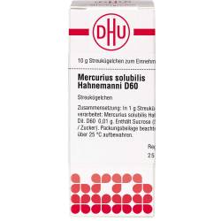Mercurius Solubilis Hahnemanni D 60 Globuli 10 g