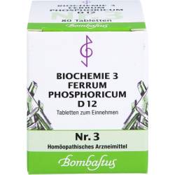 Biochemie 3 Ferrum phosphoricum D 12 Tabletten 80 St