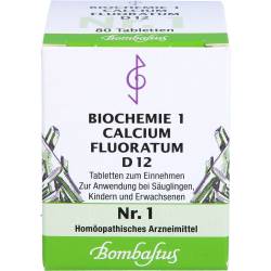 Biochemie 1 Calcium fluoratum D 12 Tabletten 80 St