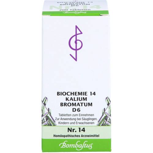 Biochemie 14 Kalium bromatum D 6 Tabletten 200 St