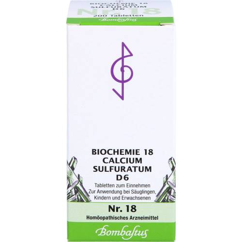 Biochemie 18 Calcium sulfuratum D 6 Tabletten 200 St