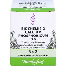 Biochemie 2 Calcium phosphoricum D 6 Tabletten 80 St