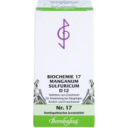 Biochemie 17 Manganum sulfuricum D 12 Tabletten 200 St