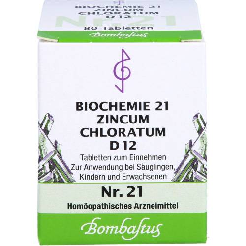 Biochemie 21 Zincum chloratum D 12 Tabletten 80 St