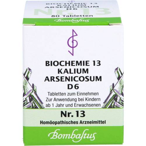 Biochemie 13 Kalium arsenicosum D 6 Tabletten 80 St