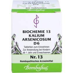 Biochemie 13 Kalium arsenicosum D 6 Tabletten 80 St