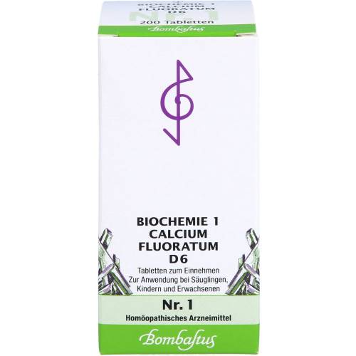 Biochemie 1 Calcium fluoratum D 6 Tabletten 200 St