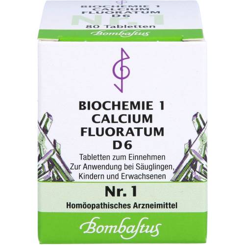 Biochemie 1 Calcium fluoratum D 6 Tabletten 80 St