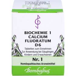 Biochemie 1 Calcium fluoratum D 6 Tabletten 80 St