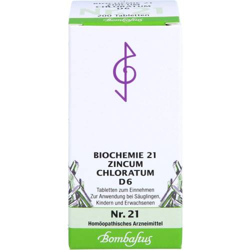 Biochemie 21 Zincum chloratum D 6 Tabletten 200 St
