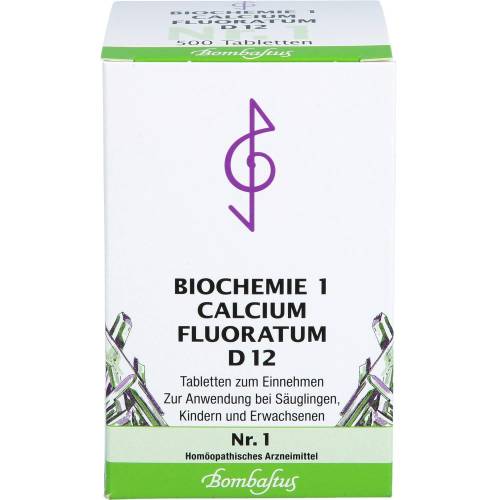 Biochemie 1 Calcium fluoratum D 12 Tabletten 500 St