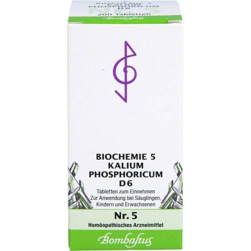 Biochemie 5 Kalium phosphoricum D 6 Tabletten 200 St