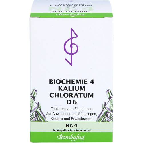 Biochemie 4 Kalium chloratum D 6 Tabletten 500 St