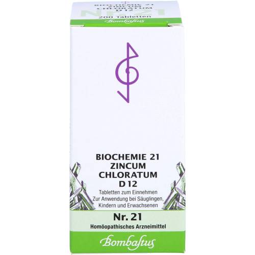 Biochemie 21 Zincum chloratum D 12 Tabletten 200 St