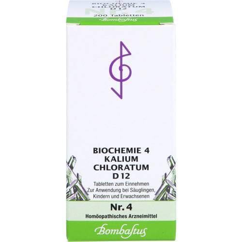 Biochemie 4 Kalium chloratum D 12 Tabletten 200 St