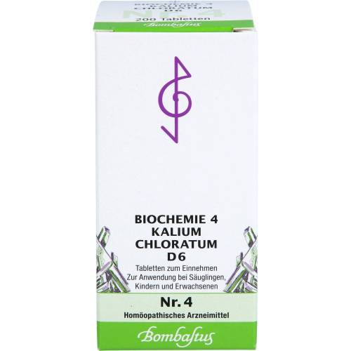Biochemie 4 Kalium chloratum D 6 Tabletten 200 St