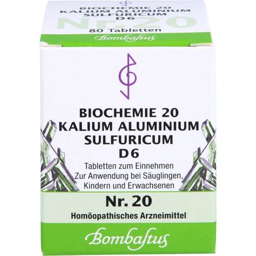 Biochemie 20 Kalium aluminium sulfuricum D 6 Tabl. 80 St
