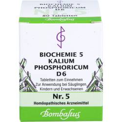 Biochemie 5 Kalium phosphoricum D 6 Tabletten 80 St