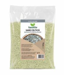 Sare Celtica grunjoasa neiodata, 500g - Sanovita