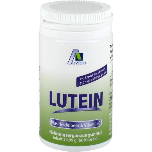 Lutein Kapseln 6 mg+Heidelbeer 60 St