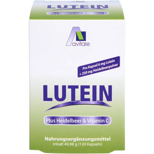 Lutein Kapseln 6 mg+Heidelbeer 120 St